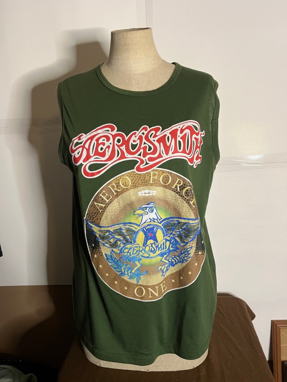 😀Aerosmith Aero Force One Tank Top Medium